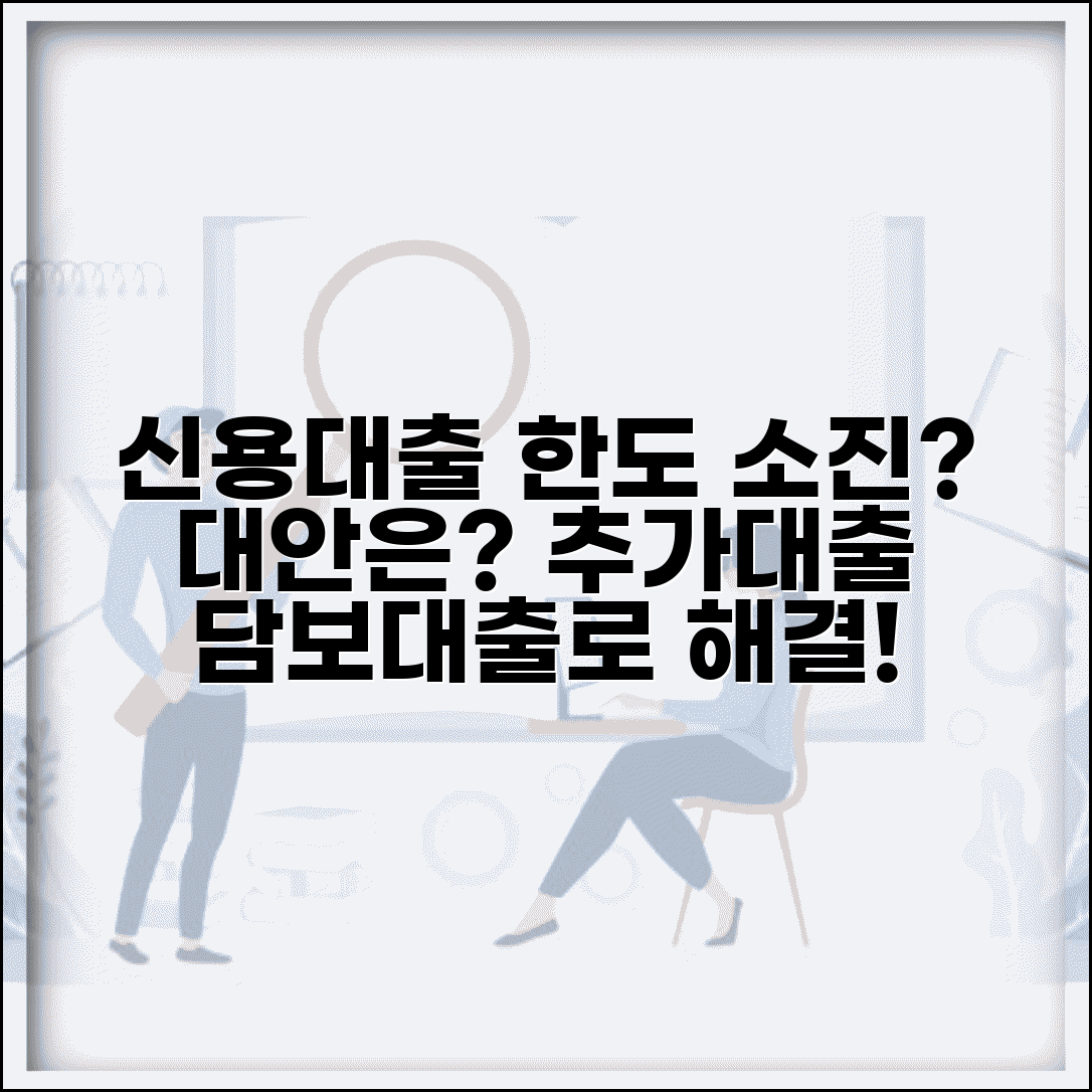 신용대출 한도 소진 후 추가 방법 없나요 | 추가대출방법 | 담보대출 | 대안