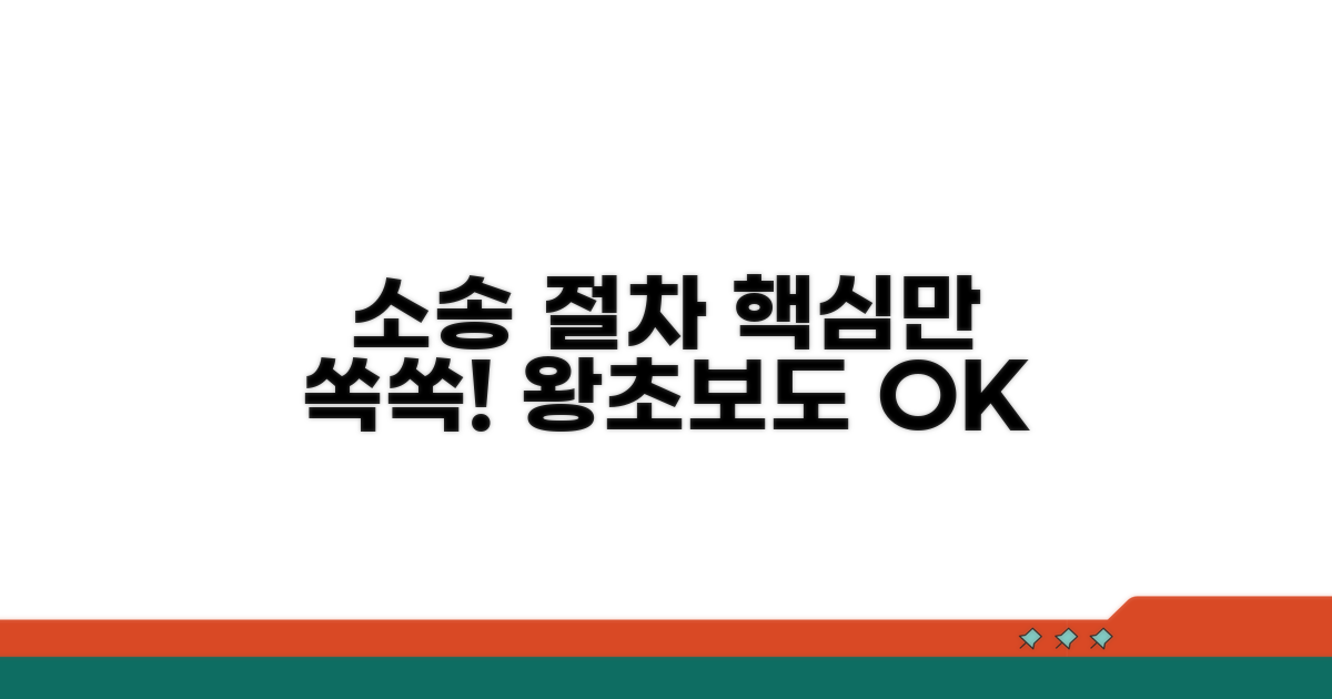 소송 절차 쉽게 따라하기