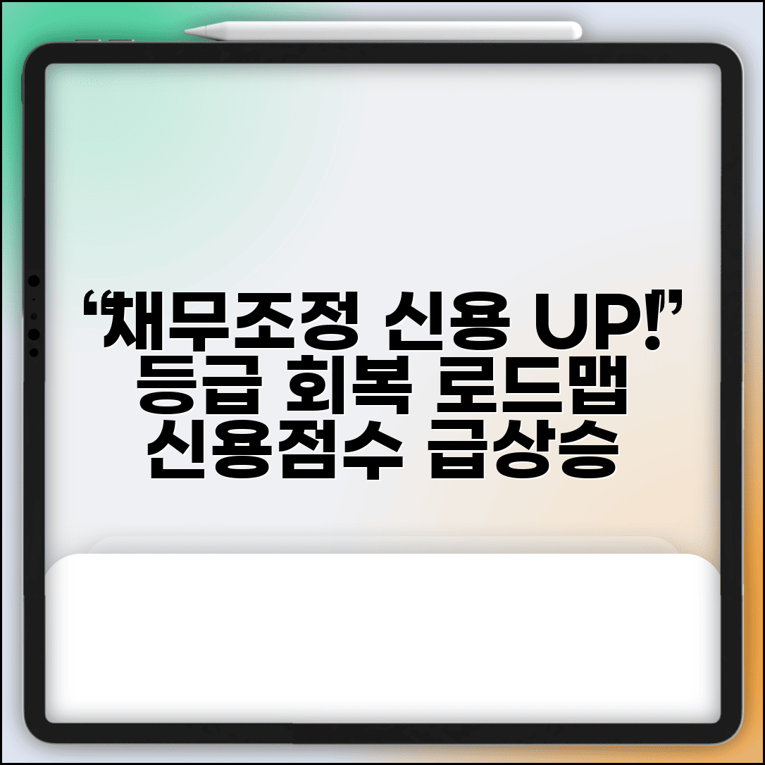 채무조정 신용등급 회복 | 신용점수 상승 전략 | 등급 개선 로드맵