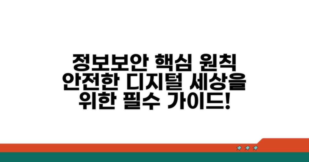 정보보안 기본 원칙 이해