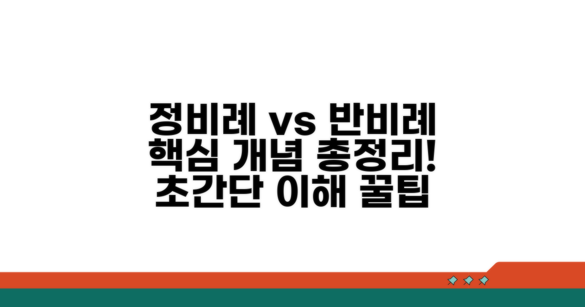 정비례 반비례 기본 개념 확실히