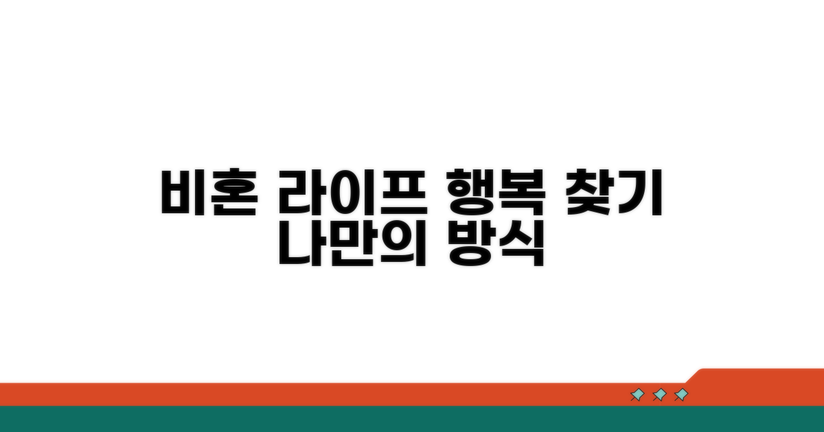비혼으로 행복 찾기 가이드