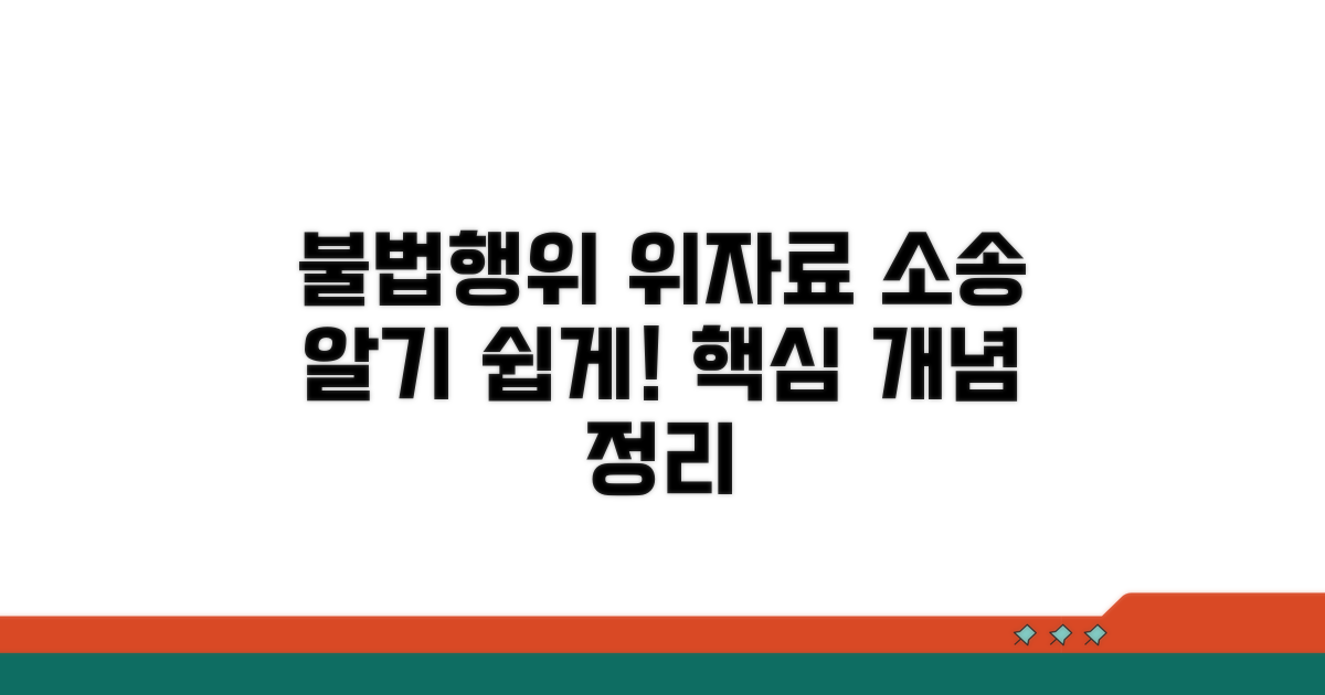 불법행위 위자료 소송 기본 개념