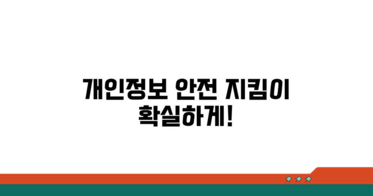 개인정보 보호 주의사항