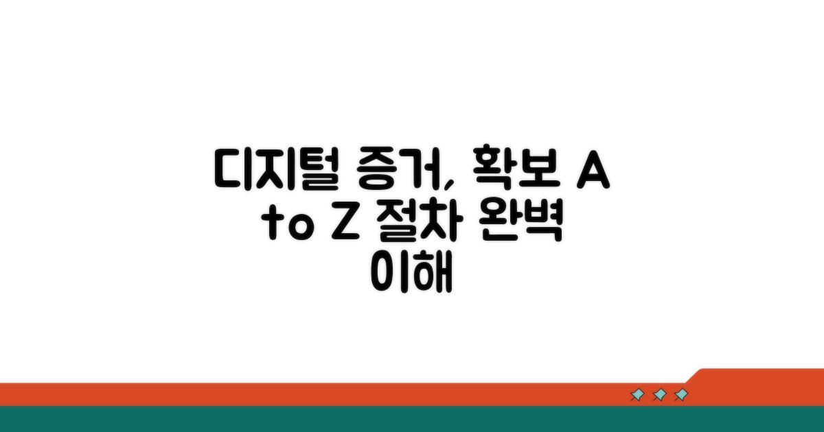 디지털 증거 확보와 절차 이해