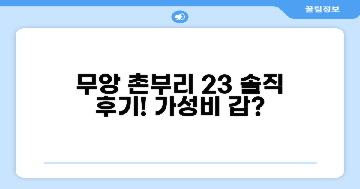 무앙 촌부리 아파트먼트 23m² 객실 솔직 후기