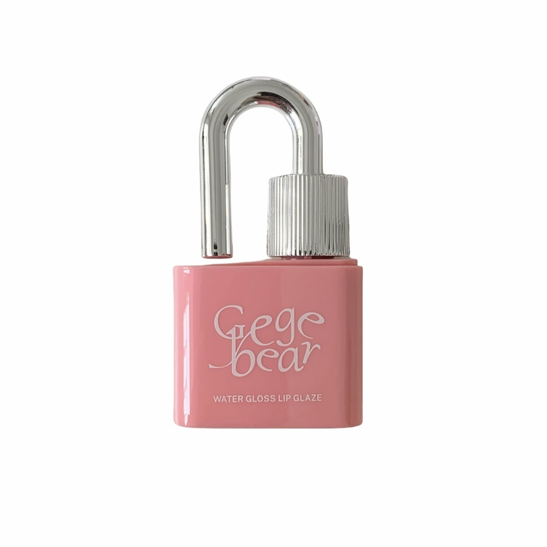 Gege bear 귀여운 자물쇠 틴트 워터 글로우 촉촉 미러 립 틴트 학생 가성비 꾸안꾸 여고생 틴트, 1개, 06# 베리 자두 상세 이미지 2