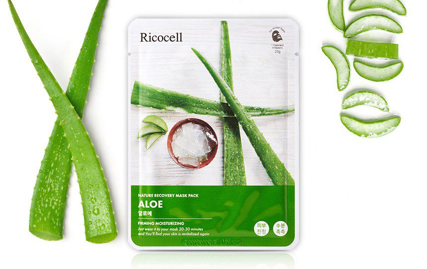 리코셀 네이처 리커버리 마스크팩 알로에, 30개입, 1개할인· 3일 남음 상세 이미지 1