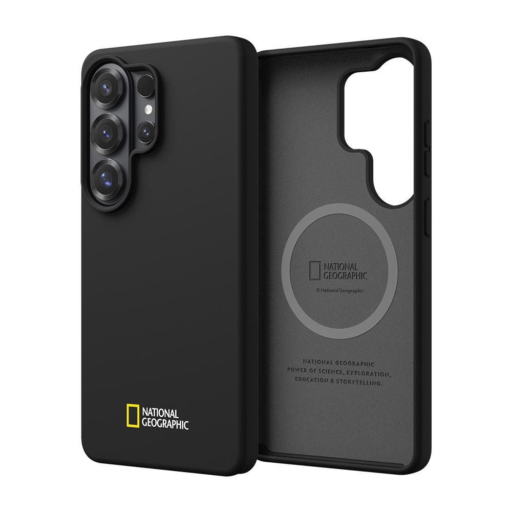 내셔널지오그래픽 마그네틱 실리콘 케이스 블랙, 갤럭시S26 울트라 상세 이미지 1