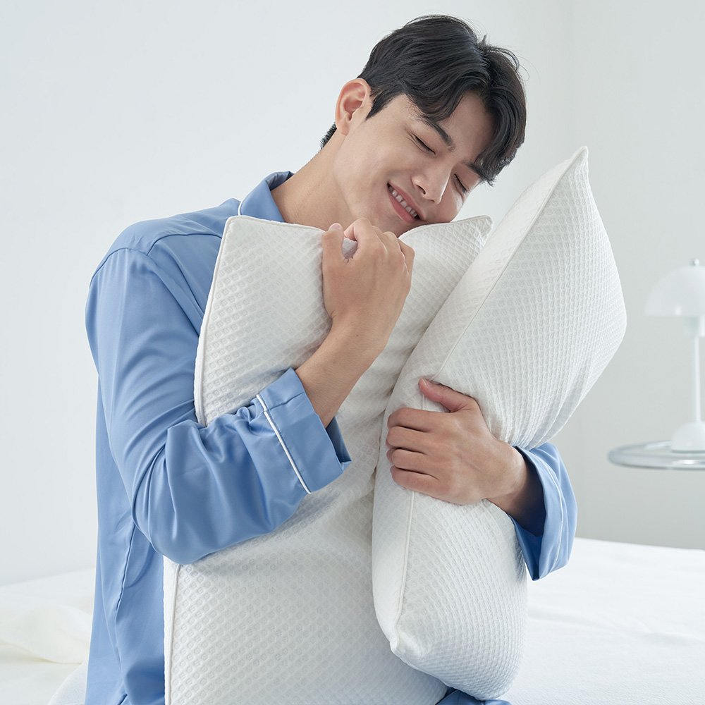 경추베개 낮은 기능성 숙면 경추목베개 에어쿨링베개 상세 이미지 1