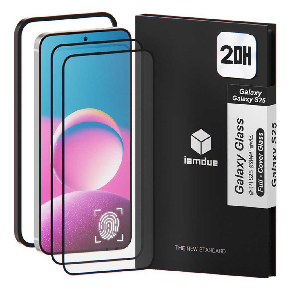 아이엠듀 풀커버 강화유리 액정보호필름 보호 필름 갤럭시S25 울트라, 2매입 상세 이미지 2
