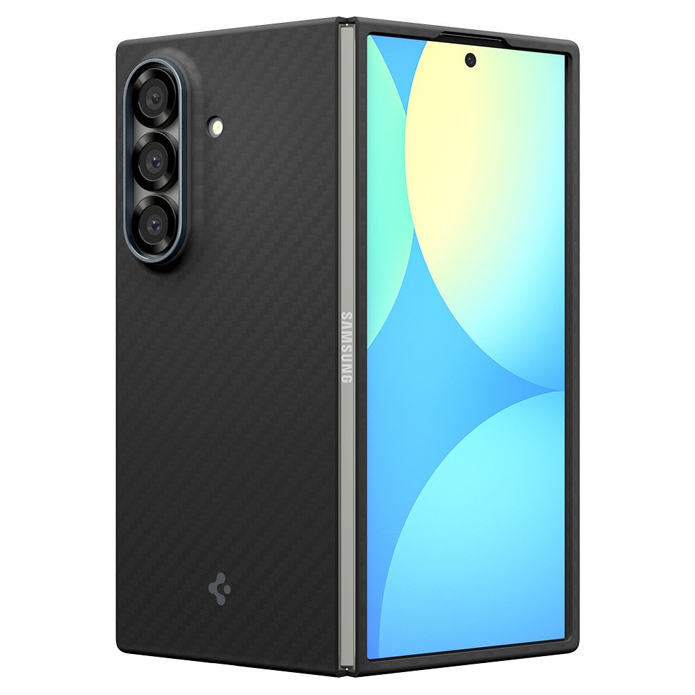 갤럭시 케이스 초슬림 카본 에어스킨 아라미드 블랙, 갤럭시Z 폴드7 상세 이미지 1