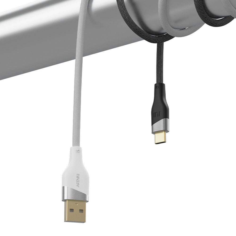 우븐 USB C타입 고속충전 케이블 블랙, 1개, 2m 상세 이미지 2