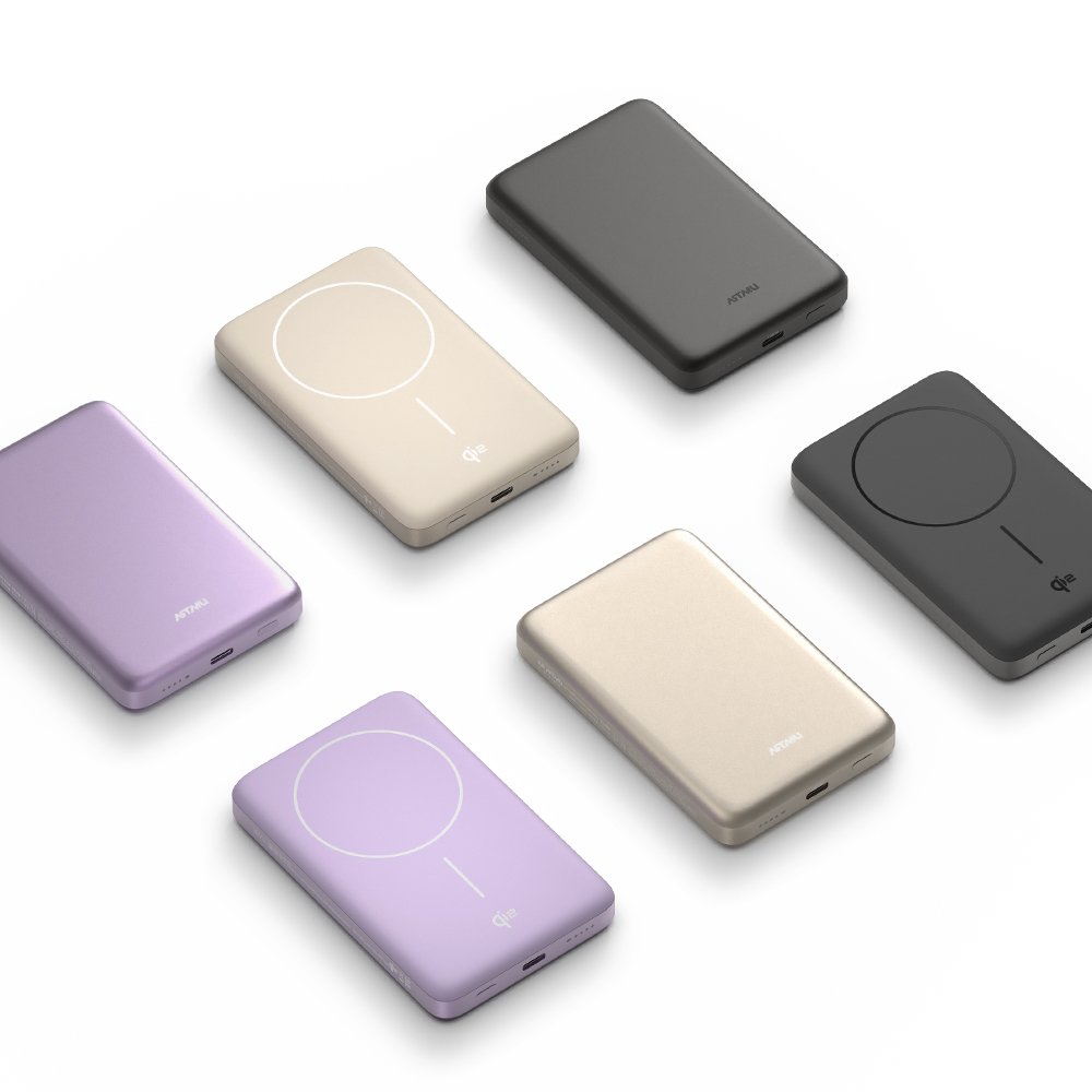 Qi2 15W 맥세이프 슬림 고속 보조배터리 10000mAh QB210 그레이 상세 이미지 2