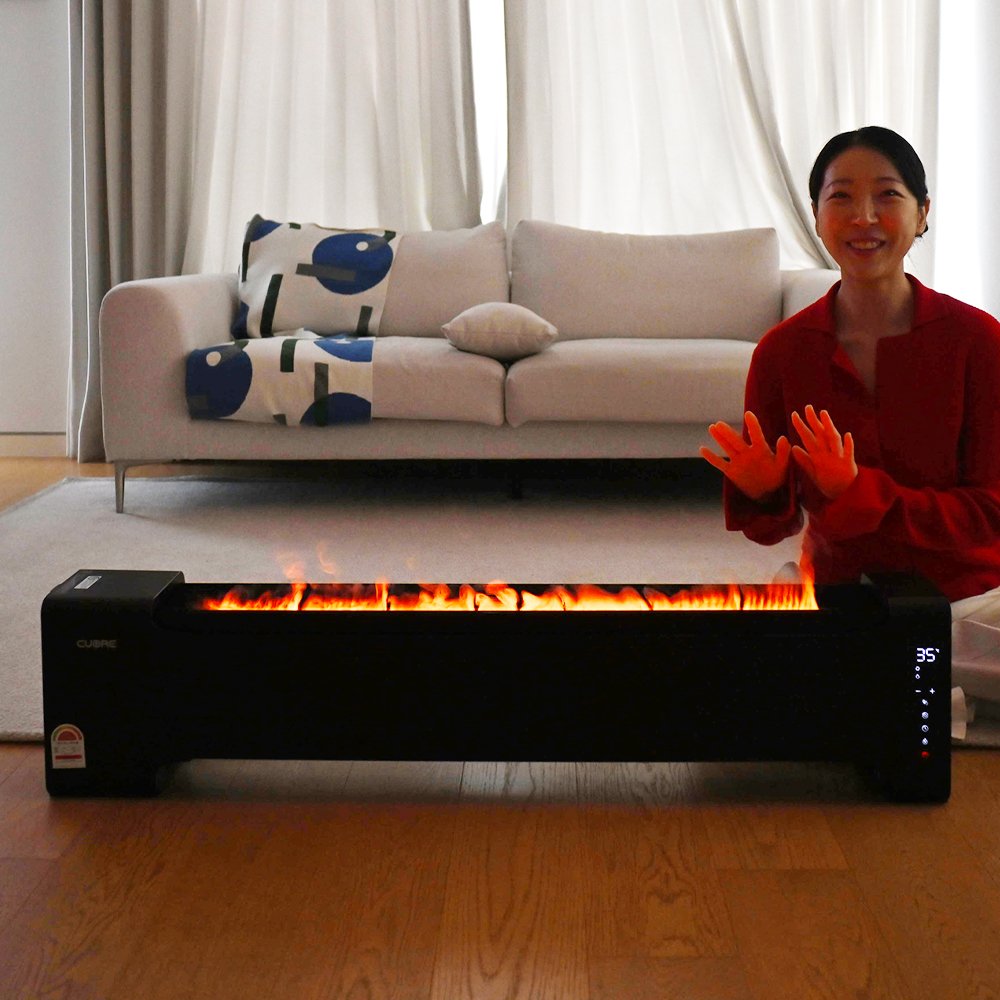 쿠오레 인테리어 불멍히터 가습기 사무실 대형 호텔 무소음 CH-LH20B 상세 이미지 2