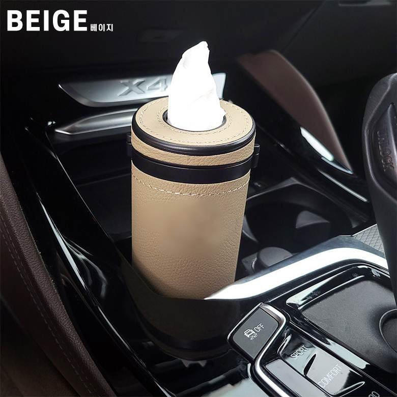 자동차 차량용 휴지 티슈 케이스 걸이 수납함 벤츠 BMW 제네시스 상세 이미지 1