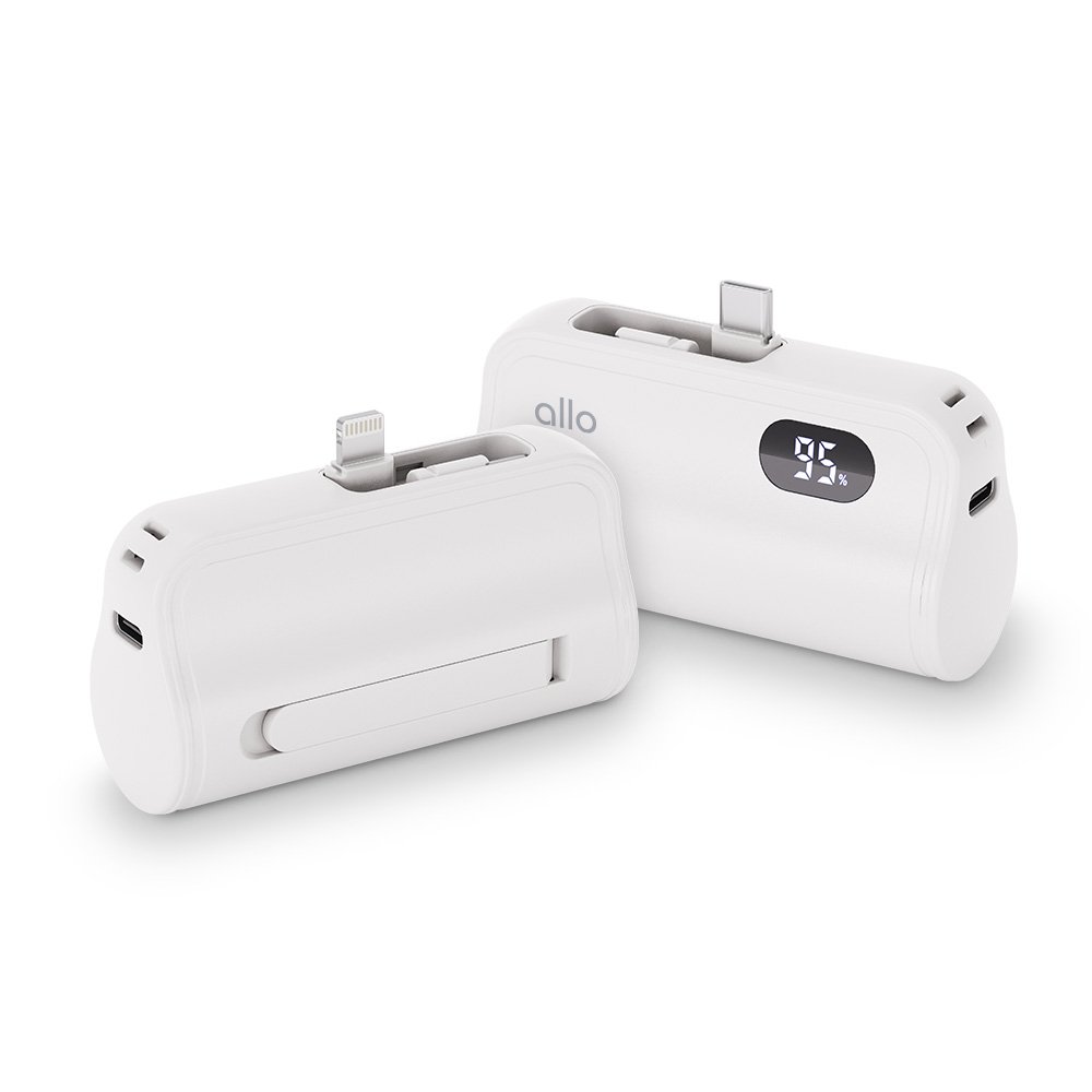 알로코리아 미니 도킹형 고속충전 갤럭시 아이폰 올인원 보조배터리 20W 5000mAh 상세 이미지 1