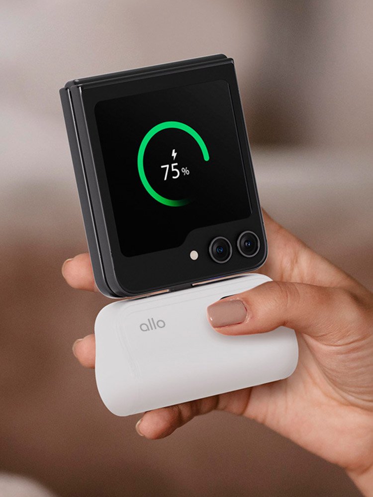 알로코리아 미니 도킹형 고속충전 갤럭시 아이폰 올인원 보조배터리 20W 5000mAh 상세 이미지 2