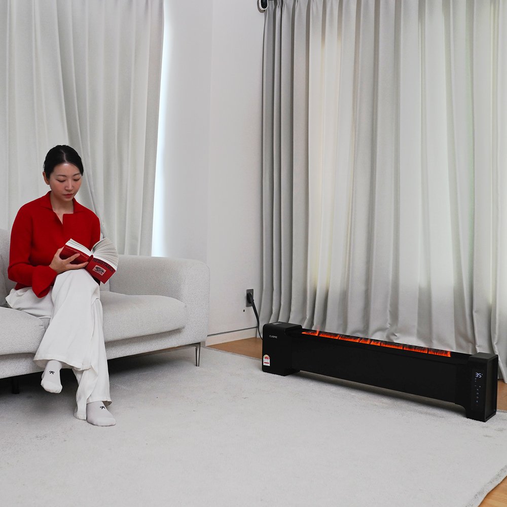 쿠오레 인테리어 불멍히터 가습기 사무실 대형 호텔 무소음 CH-LH20B 상세 이미지 1