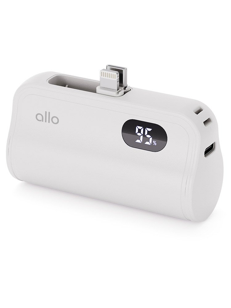 알로코리아 미니 도킹형 고속충전 갤럭시 아이폰 올인원 보조배터리 20W 5000mAh 상세 이미지 2