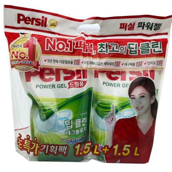 드럼 세탁 세제 일반 액체 세제 세탁기 의류 리필 대용량 상세 이미지 1