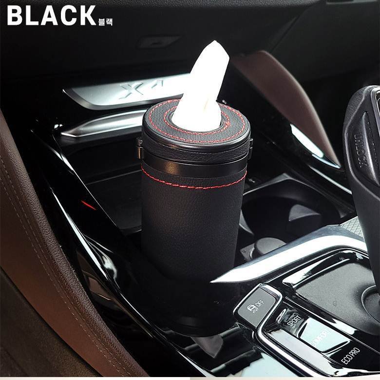 자동차 차량용 휴지 티슈 케이스 걸이 수납함 벤츠 BMW 제네시스 상세 이미지 1