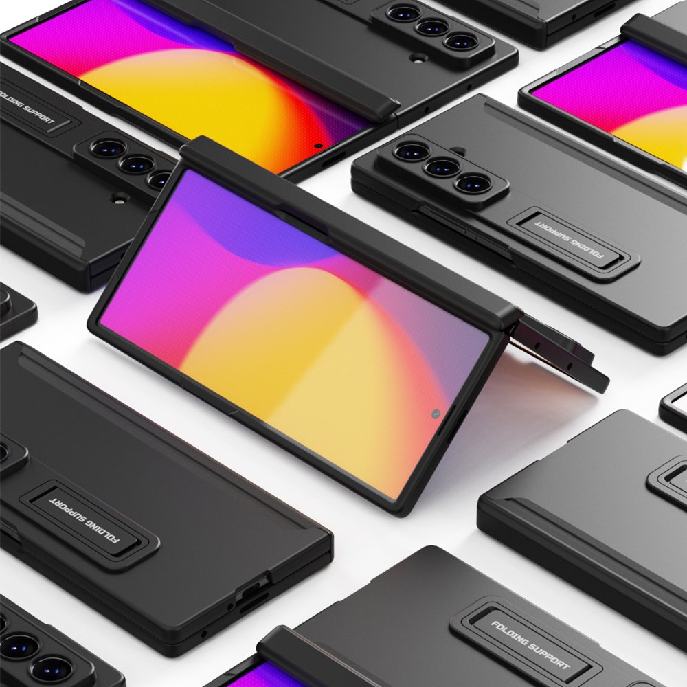 아이엠듀 힌지보호 슬림 케이스 블랙, 갤럭시Z 폴드7 상세 이미지 1