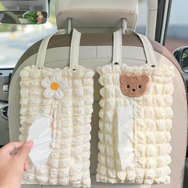 자동차 차량용 티슈 커버 냅킨 차량용 휴지 걸이 상세 이미지 1