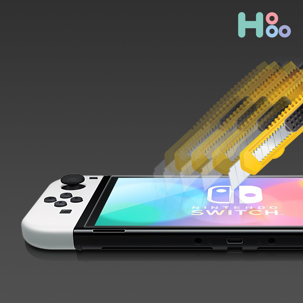 호후 닌텐도 스위치 OLED 강화유리 액정 보호필름 v1 상세 이미지 2