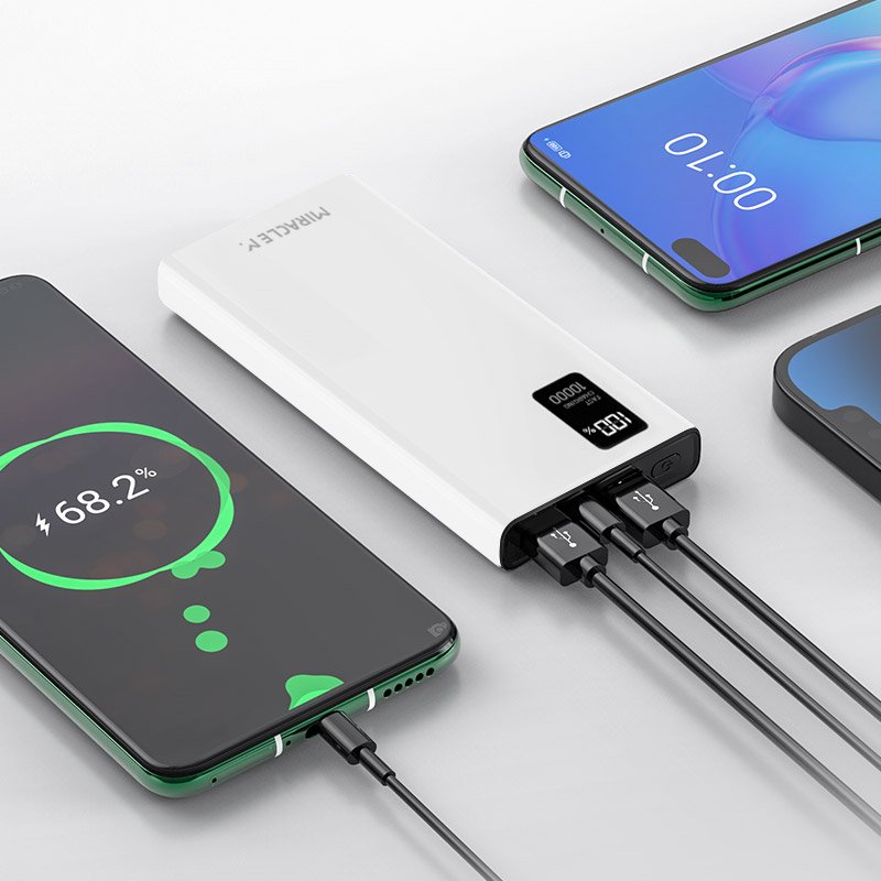 보조 배터리 10000mAh 고속 충전 대용량 아이폰 삼성 C타입 휴대용 핸드폰 기내반입 상세 이미지 1
