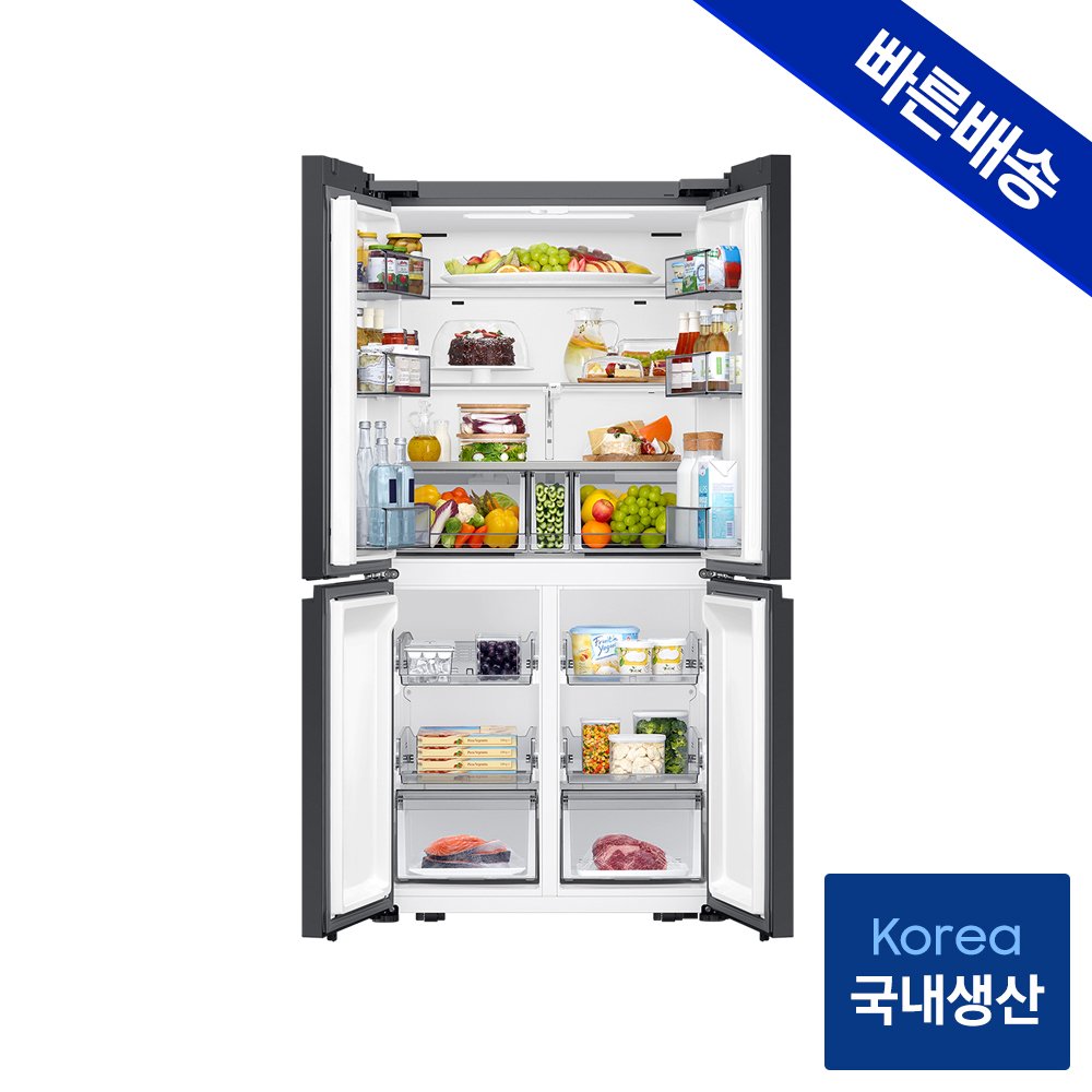 삼성 비스포크 AI 냉장고 25년형 4도어 키친핏Max RM70F63R2A 코타화이트 상세 이미지 1