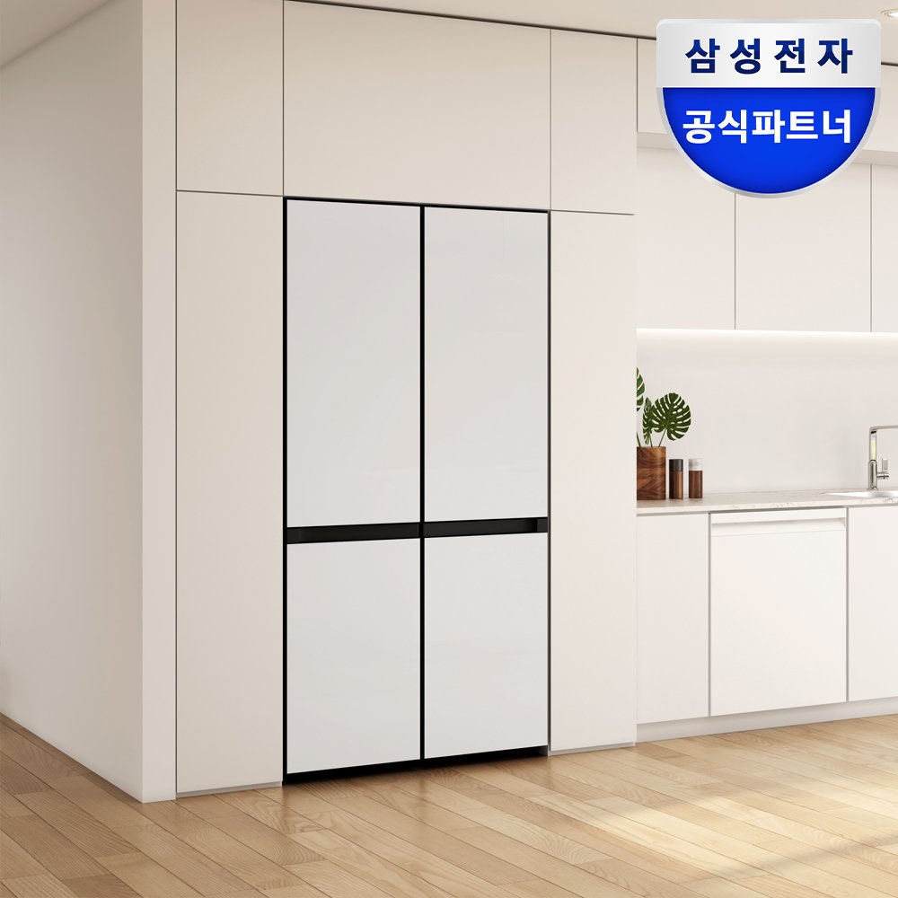 삼성 비스포크 AI 냉장고 25년형 4도어 키친핏Max RM70F63R2A 코타화이트 상세 이미지 1
