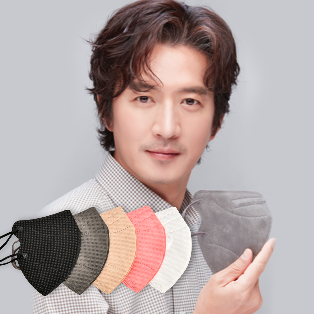 케이바이오 정준호 KF94 새부리형 마스크 숨편한 마스크 L(대형), 베이지, 100개 상세 이미지 1