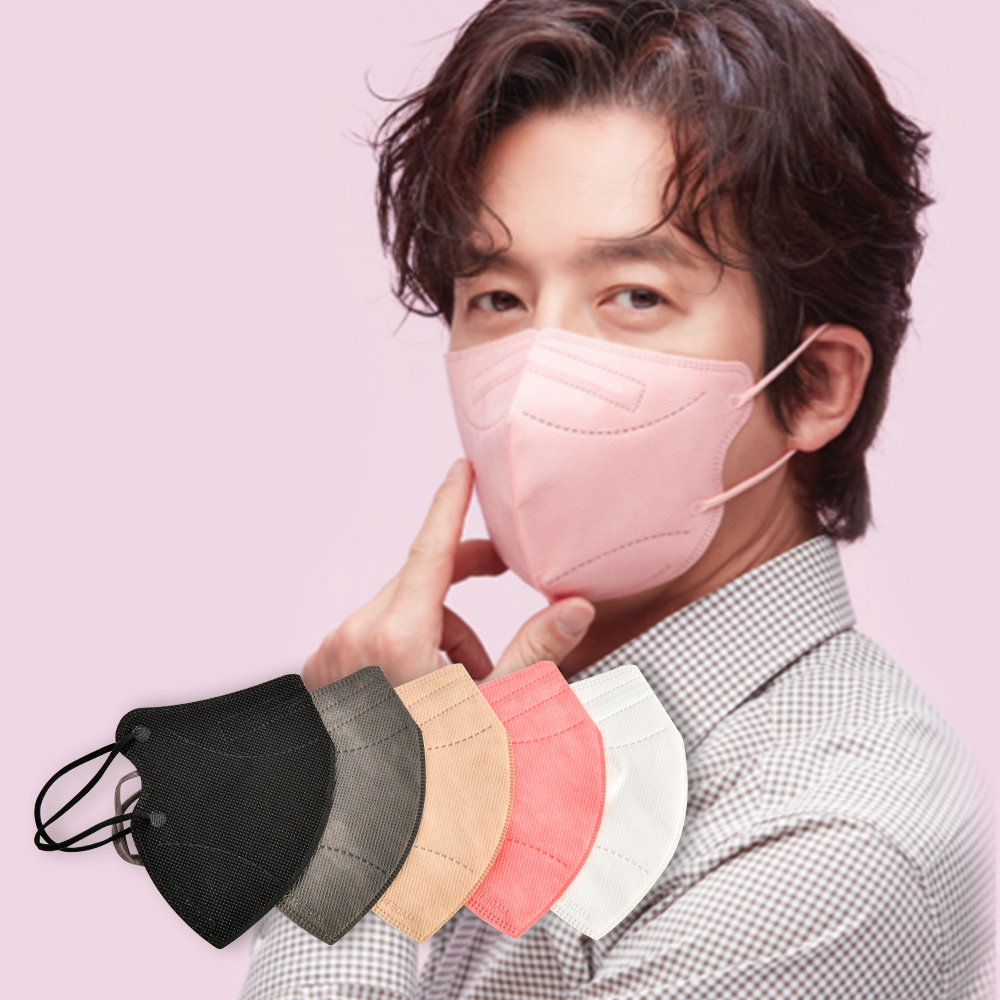 케이바이오 정준호 KF94 새부리형 마스크 숨편한 마스크 L(대형), 베이지, 100개 상세 이미지 1