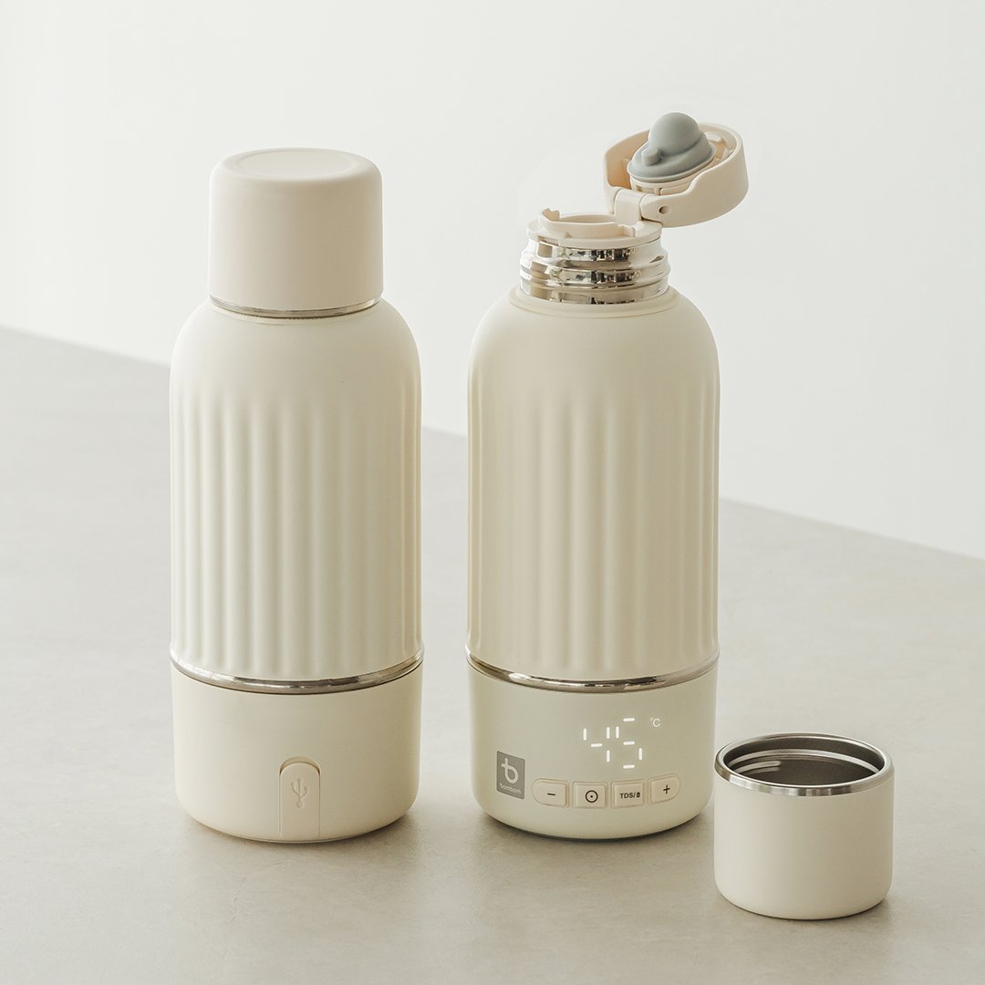 봄봄 휴대용 무선 분유포트 500ml 수질체크 저온살균 상세 이미지 1